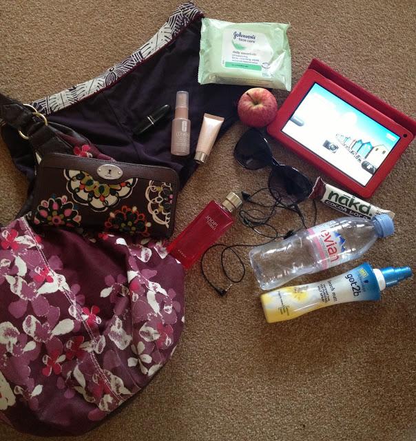 next blogger challenge: what's in your travel bag?