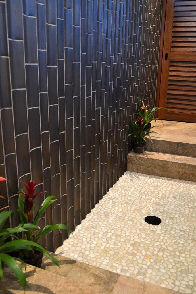 Leave No Stone Unturned With These Pebble Inspired Design Elements Shower Materials73