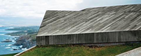 Roof of Clifftop House.