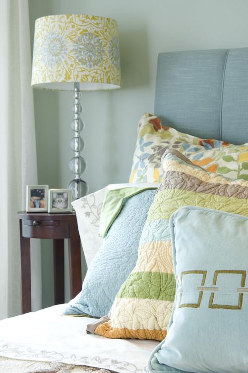 fabrics in home decor eclectic bedroom Make A Decorating Statement With Fabric HomeSpirations