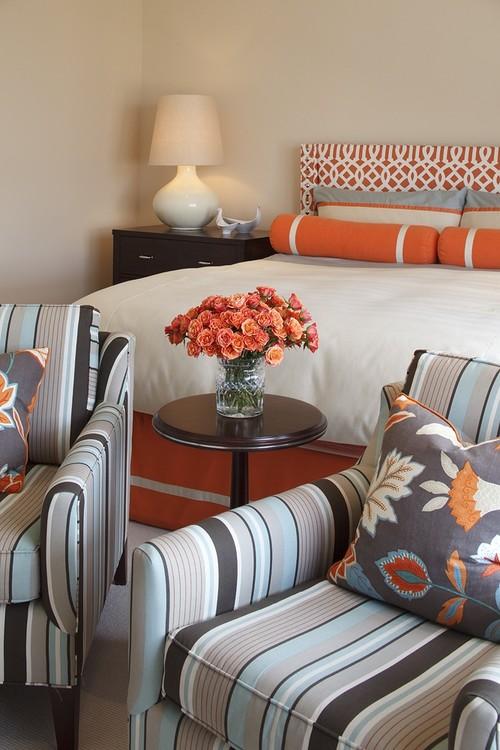 fabrics in home decor contemporary bedroom Make A Decorating Statement With Fabric HomeSpirations