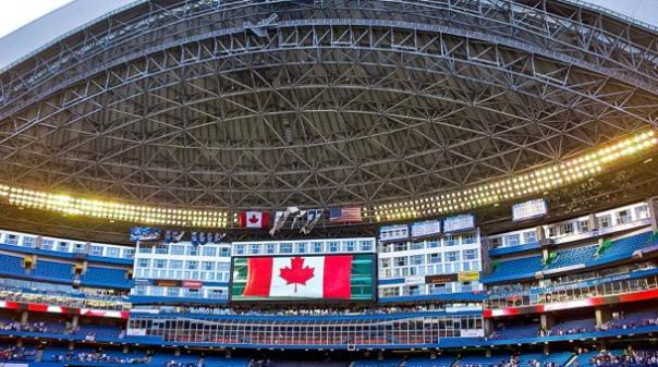Rogers Centre Canadian Flag