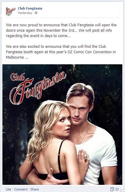 Club Fantasia is the hottest True Blood party in Australia!