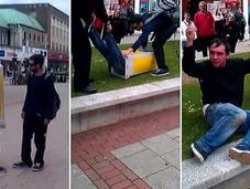 Joke Goes Wrong: Gets Stuck Inside Traffic Cone