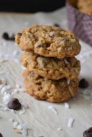 Coconut & Chocolate Chip Oatmeal Cookies