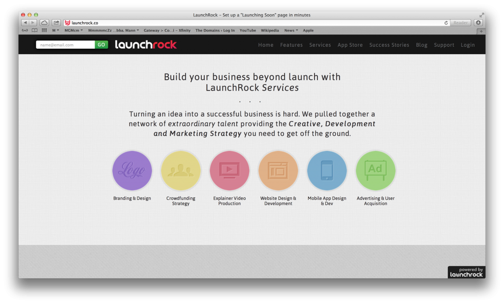 LaunchRock Switches From .Com to .Co Screen Shot 2013-07-02 at 9.44.30 AM