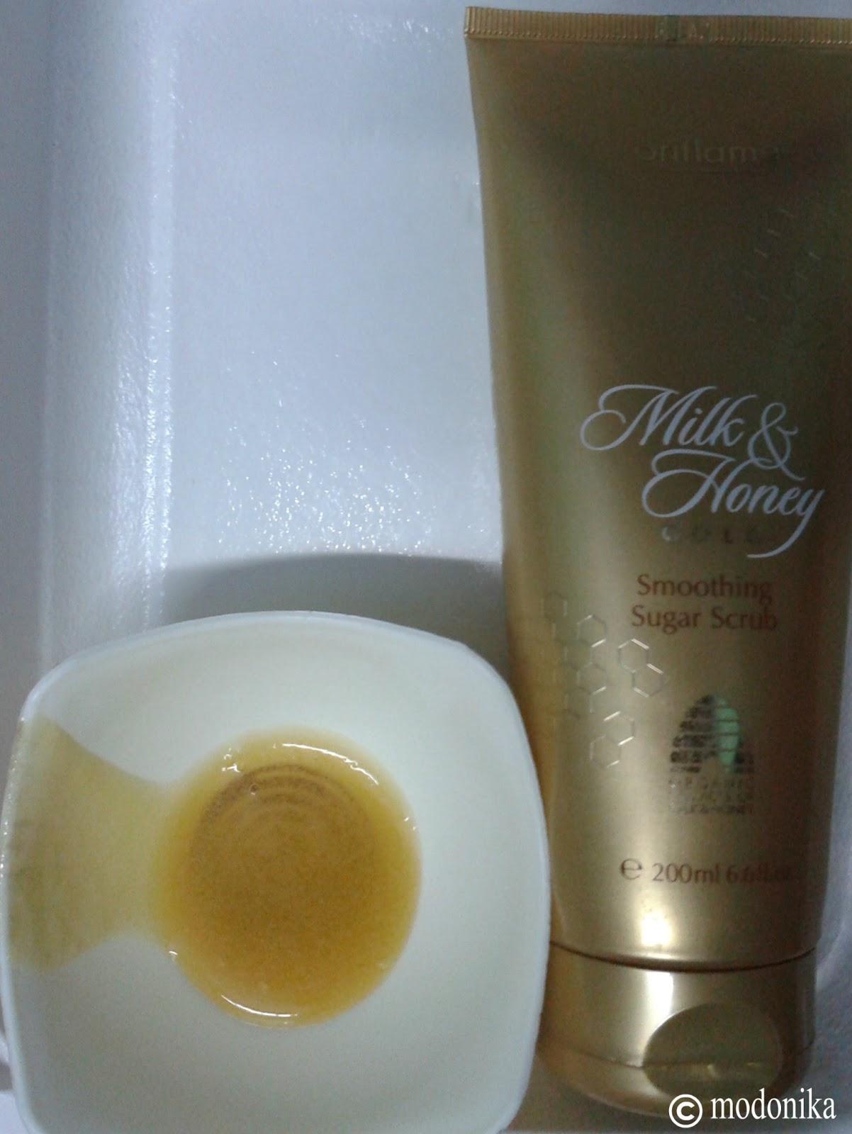 Oriflame Milk & Honey Gold Smoothing Sugar Scrub Review