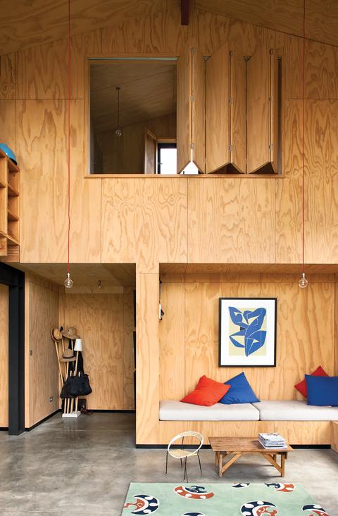 plywood living room new zealand