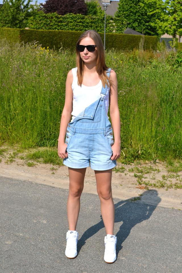 Outfit // Shorty Dungarees - Paperblog