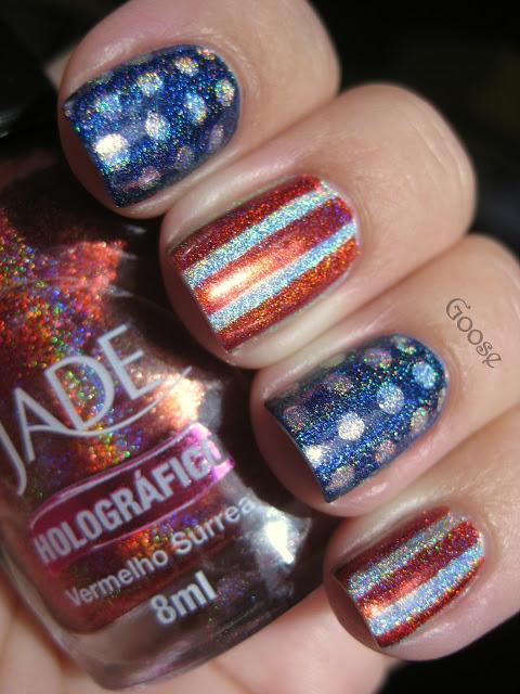 Stars and Stripes! (Well... Dots and Stripes, anyway) Stars and Stripes! (Well... Dots and Stripes, anyway)