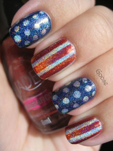 Stars and Stripes! (Well... Dots and Stripes, anyway) Stars and Stripes! (Well... Dots and Stripes, anyway)