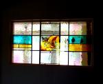 Contemporary Stained Glass Panel to transform an internal space