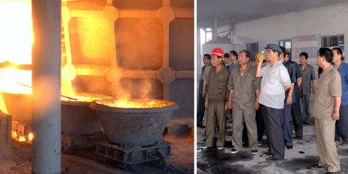 DPRK Premier Visits Industrial Complexes in Sunch’o'n DPRK Premier Pak Pong Ju views a production sector at Sunch'o'n Chemical Complex in Sunch'o'n, South P'yo'ngan Province (Photo: Rodong Sinmun).
