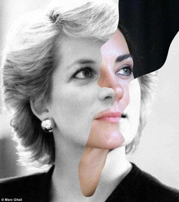 Amazing portraits of modern-day celebrities morphed with their surprising lookalikes article-0-1AABE329000005DC-398_634x714