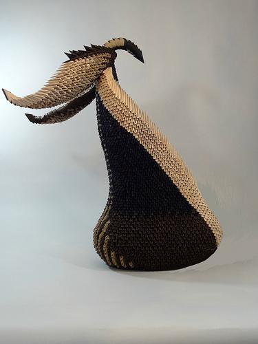 3D modular origami sculpture 3D modular origami sculpture