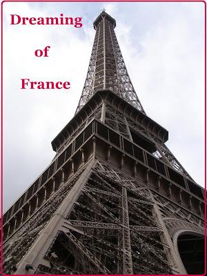 La Chatonnière photo of Eiffel tower with words Dreaming of France