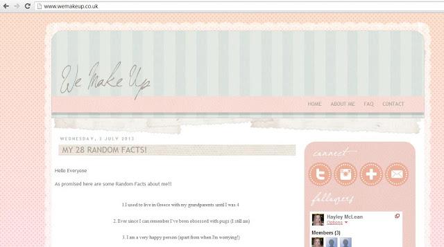 www.wemakeup.co.uk - New Beauty Blogger On The Block!