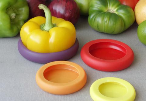 Food Huggers silicone kitchen gadget on Kickstarter