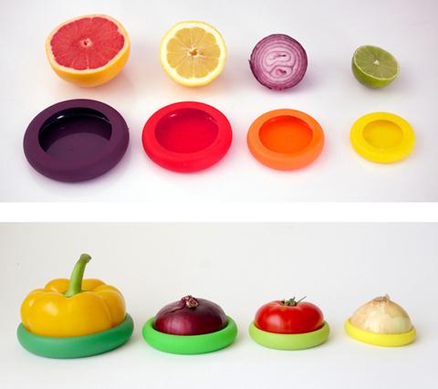 Silicone Food Huggers kitchenware keeps produce fresh Kickstarter