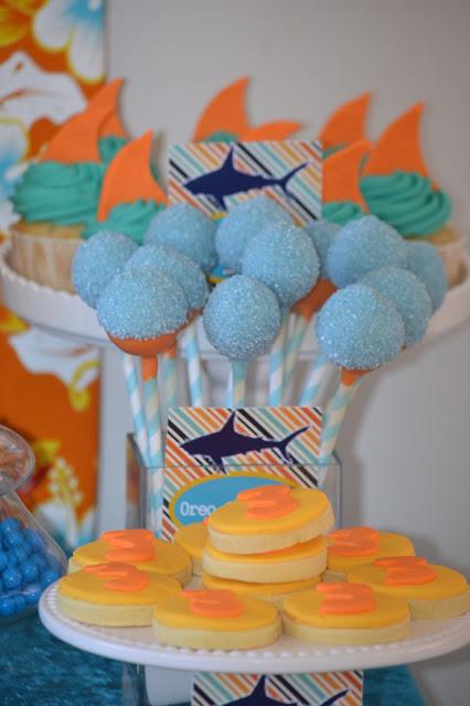 Tropical Shark Themed 3rd Birthday by Candy Chic Tropical Shark Themed 3rd Birthday by Candy Chic