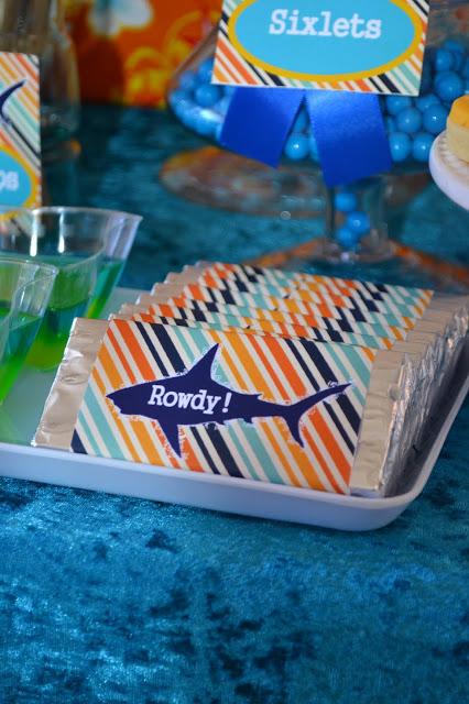 Tropical Shark Themed 3rd Birthday by Candy Chic Tropical Shark Themed 3rd Birthday by Candy Chic