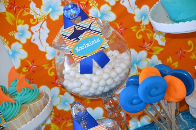 Tropical Shark Themed 3rd Birthday by Candy Chic Tropical Shark Themed 3rd Birthday by Candy Chic