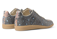 Galaxies And Gumsoles:  Maison Martin Margiela Galaxy Print Leather Sneakers