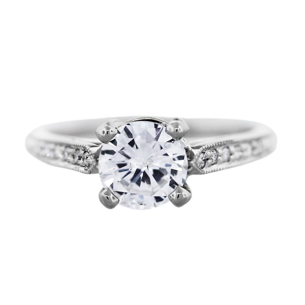 Vintage Style engagement ring