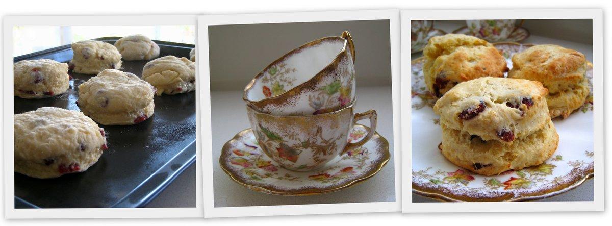 Back to Basics - Cranberry Tea Scones Back to Basics - Cranberry Tea Scones