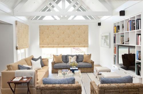 coastal design interiors traditional living room Coastal Design: Perfect Summer Style HomeSpirations