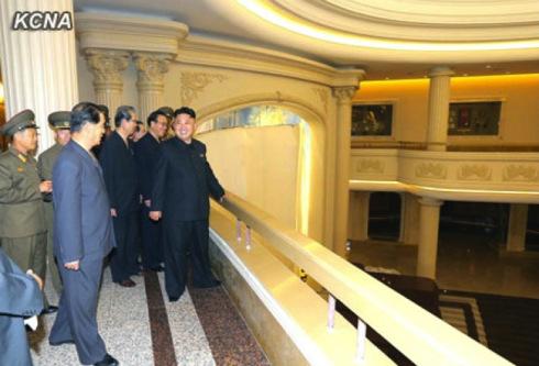 Kim Jong Un and senior party and government officials tours the renovated Victorious Fatherland Liberation War Museum in Pyongyang (Photo: KCNA)