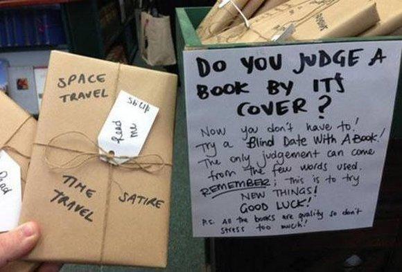 Pic of the Day: Clever Book Promotion book-store-fun