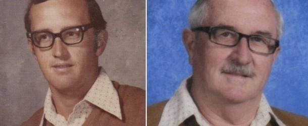 Teacher Wears The Same Outfit In His Yearbook Photo Every Year For 40 Years