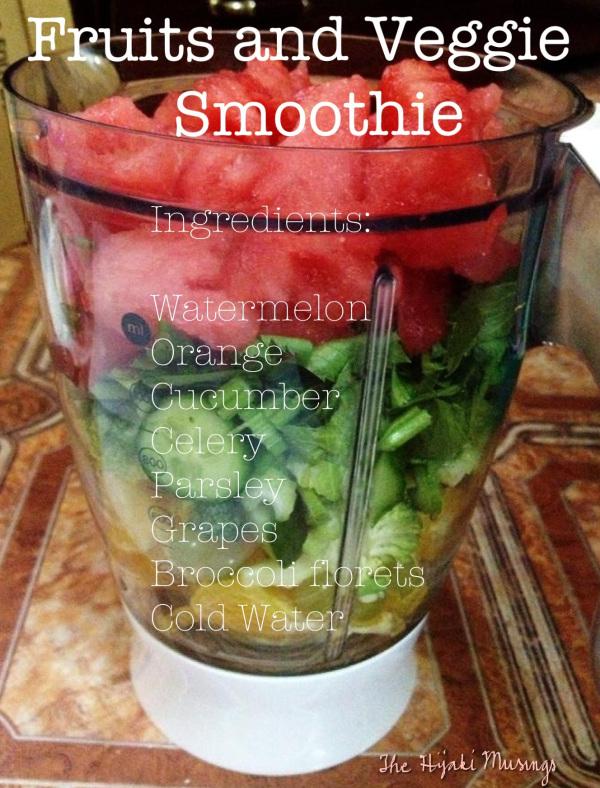 Fruits and veggie smoothies