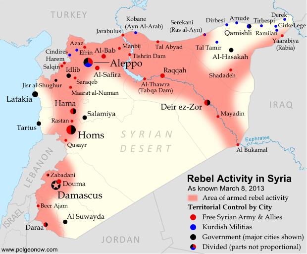 Rebel Activity in Syria