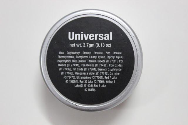 Purely Pro Cosmetics Blush in Universal - Ingredients