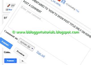 How to Add Comment Box Below Your Posts in Blogger