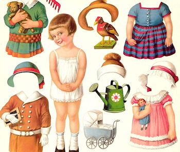 From Little Fanny To Fluffy Ruffles: The Scrappy History Of Paper Dolls