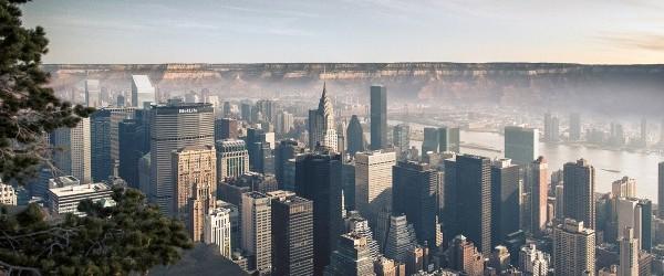What if Manhattan was in the Grand Canyon?