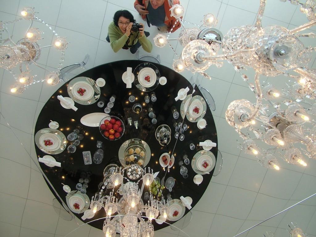 Our tour of the House of Waterford Crystal in Ireland jean takes a pic at house of waterford crystal - waterford - ireland