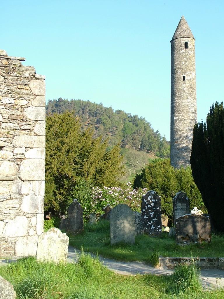 Our tour of the House of Waterford Crystal in Ireland The Round Tower - at Glendalough - Ireland