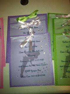 Tinkerbell Party Invitations