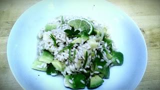 Tequila, lime & avocado risotto