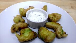 Ginger beer battered avocado Ginger beer battered avocado