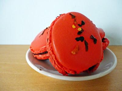Chilli Chocolate Macarons Chilli Chocolate Macarons