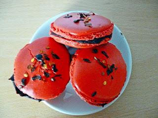 Chilli Chocolate Macarons Chilli Chocolate Macarons