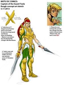 DC Comics releases concept art for Masters of the Universe teela