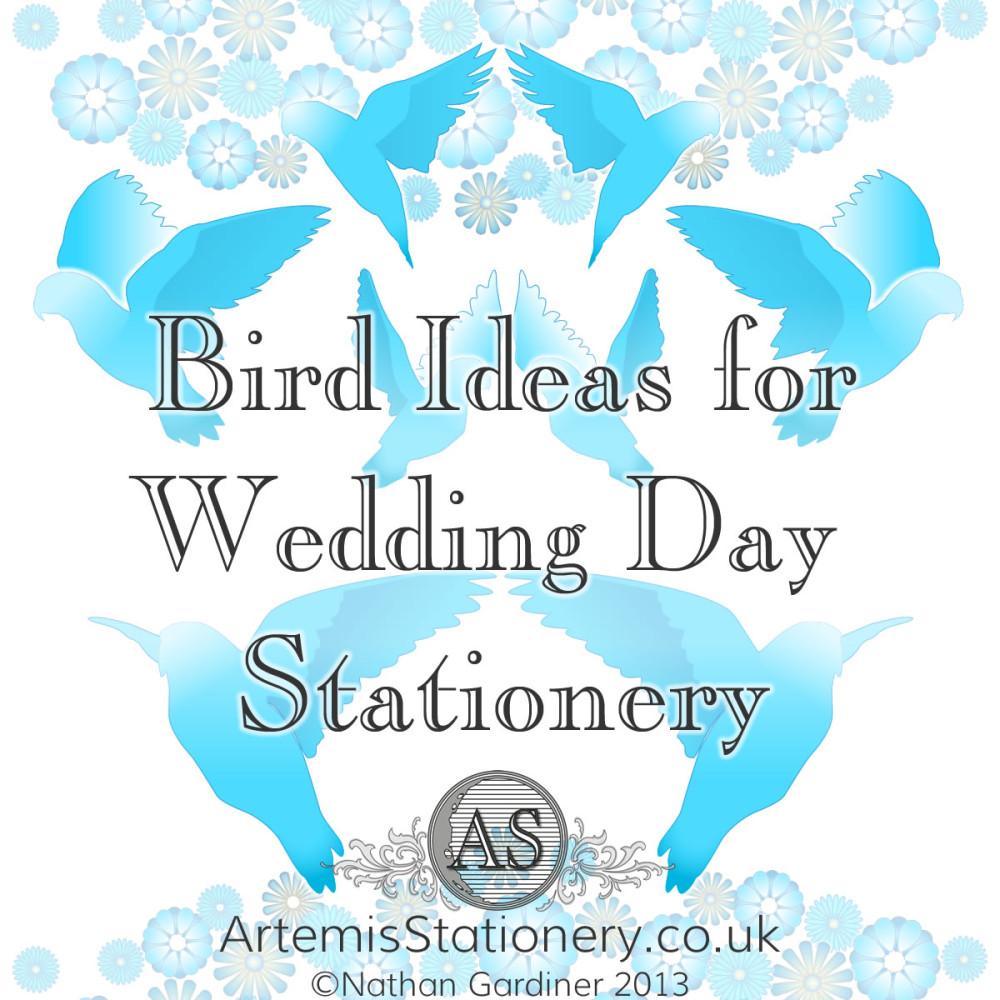 Bird Wedding stationery ideas Title