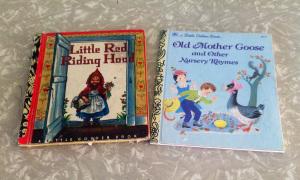 Little Golden Books Op Shop Thrift Finds Retro Vintage Books Red Riding Hood Old Mother Goose