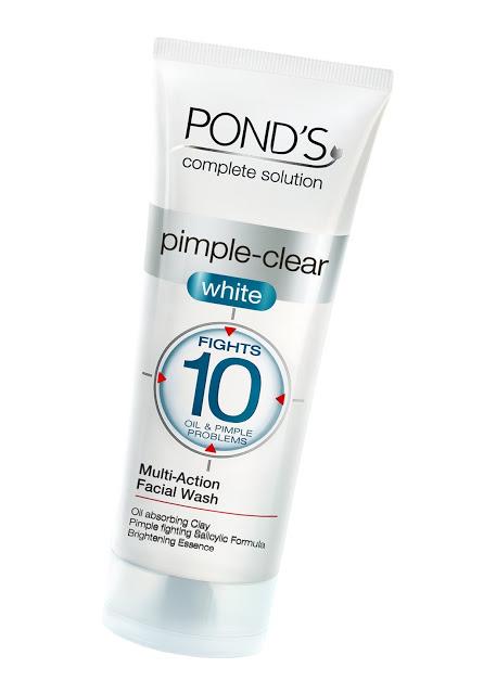 Pond's introduces the new Pimple-Clear White Facial Wash to fight 10 oil and pimple problems